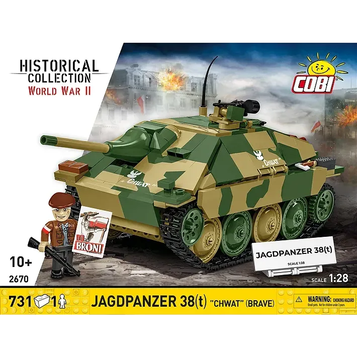 Cobi 2670  -   Jagdpanzer 38(t) "Chwat" (Brave)