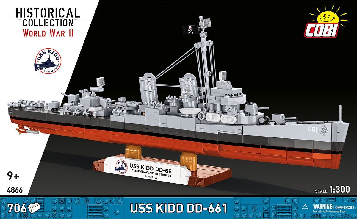Cobi 4866  -   USS Kidd DD-661