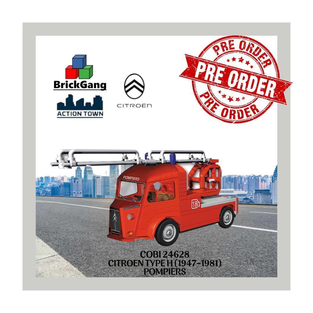 Cobi 24628 - CITROËN TYPE H FIRE TRUCK Cobi 24628 - CITROËN TYPE H FIRE TRUCK