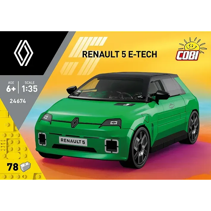 Cobi 24674 - Renault 5 E-Tech Cobi 24674 - Renault 5 E-Tech