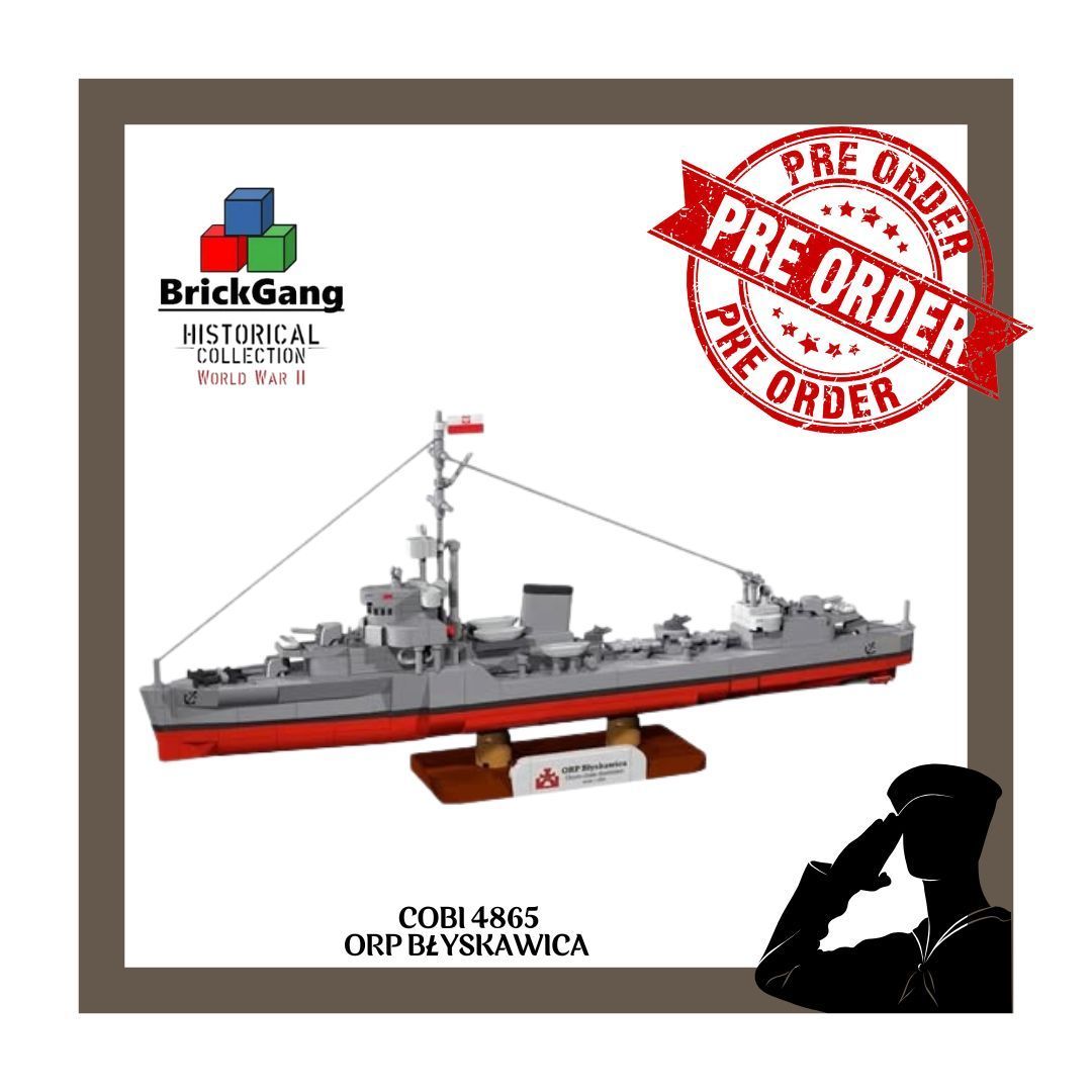 Cobi 4865 - ORP BŁYSKAWICA Cobi 4865 - ORP BŁYSKAWICA