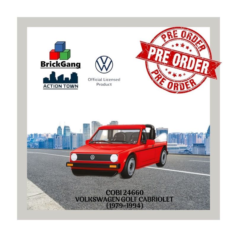 Cobi 24660 - VOLKSWAGEN GOLF CABRIOLET (1979-1994) Cobi 24660 - VOLKSWAGEN GOLF CABRIOLET (1979-1994)