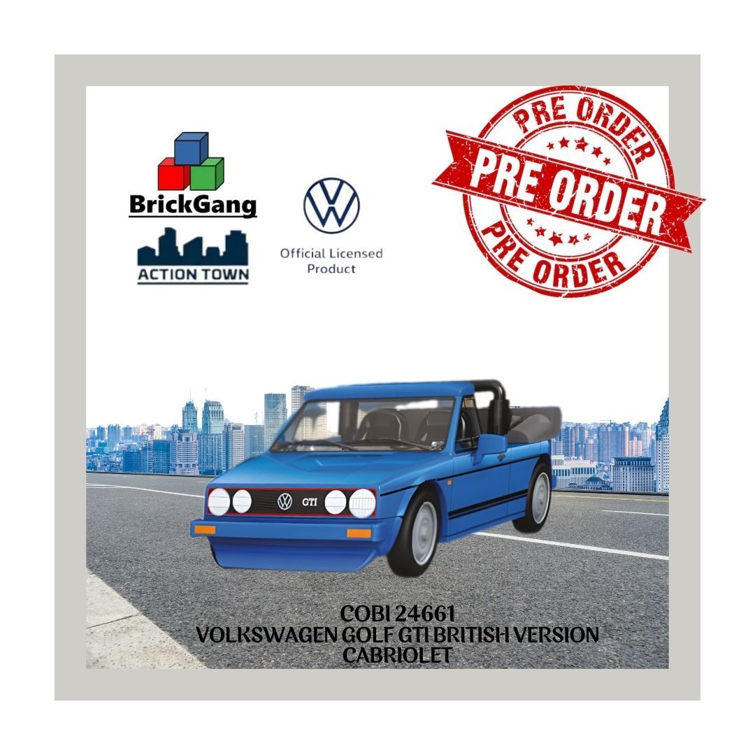 Cobi 24661 - VOLKSWAGEN GOLF GTI BRITISH VERSION CABRIOLET Cobi 24661 - VOLKSWAGEN GOLF GTI BRITISH VERSION CABRIOLET