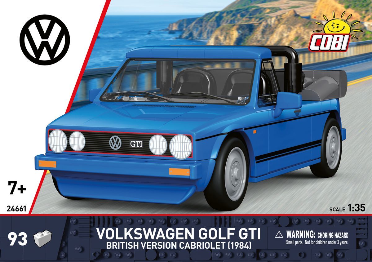 Cobi 24661 - Volkswagen Golf GTI British Version Cabriolet (1984)