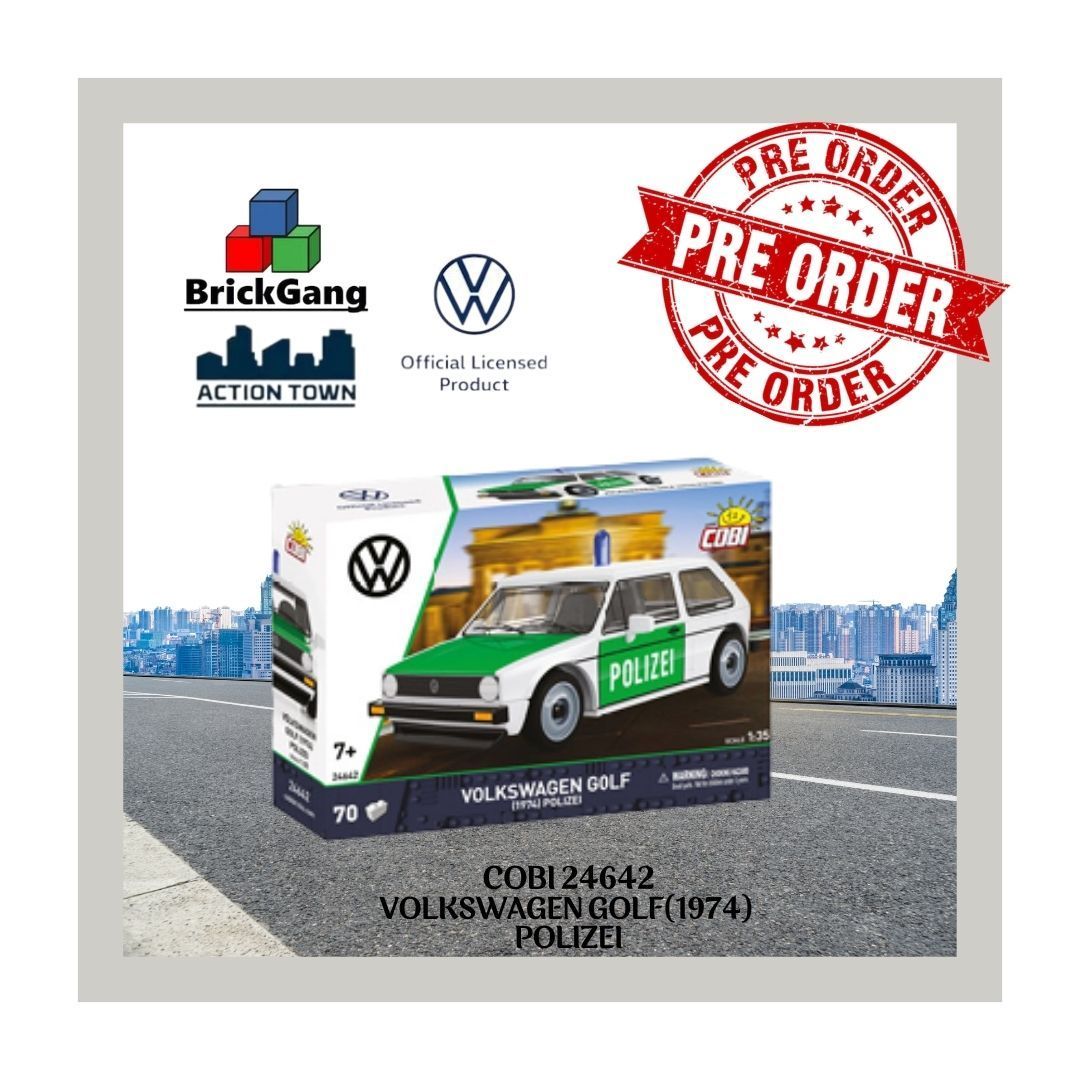 Cobi 24642 - VOLKSWAGEN GOLF (1974) POLIZEI