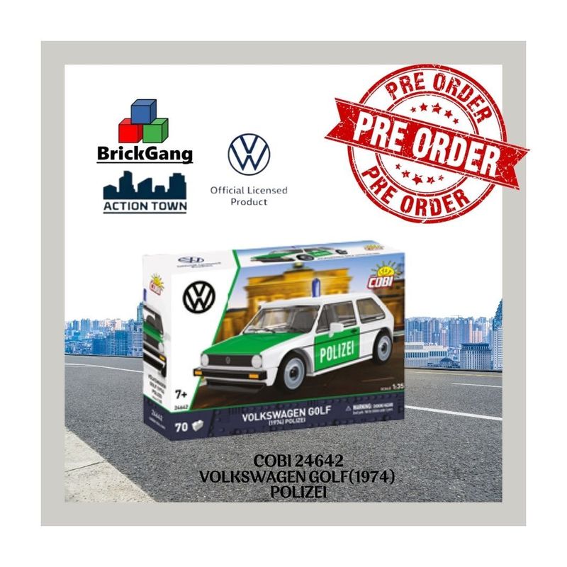 Cobi 24642 - VOLKSWAGEN GOLF (1974) POLIZEI Cobi 24642 - VOLKSWAGEN GOLF (1974) POLIZEI