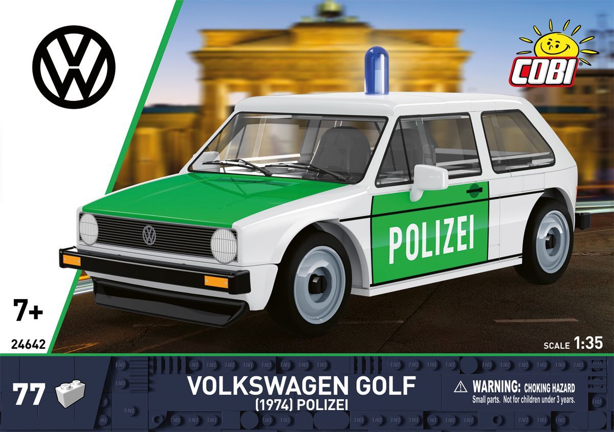 Cobi 24642 - Volkswagen Golf (1974) Polizei