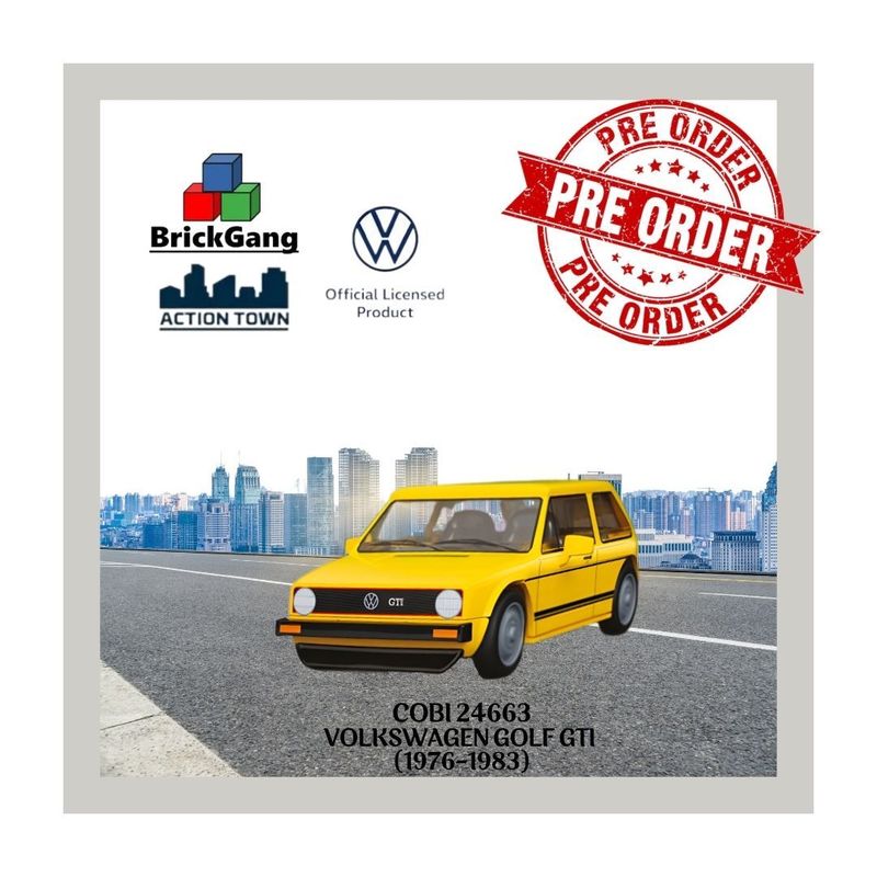 Cobi 24663 - VOLKSWAGEN GOLF GTI (1976-1983) Cobi 24663 - VOLKSWAGEN GOLF GTI (1976-1983)