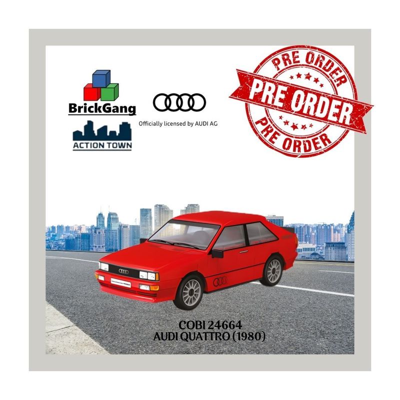 Cobi 24664 - AUDI QUATTRO (1980) Cobi 24664 - AUDI QUATTRO (1980)