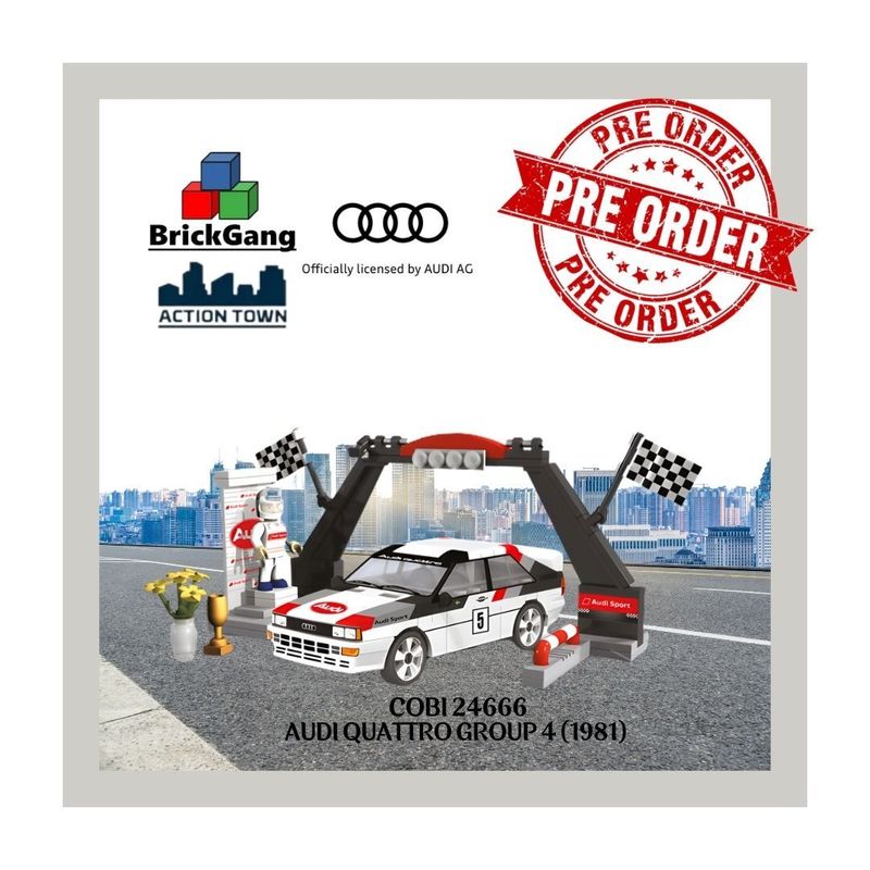 Cobi 24666 - AUDI QUATTRO GROUP 4 (1981) Cobi 24666 - AUDI QUATTRO GROUP 4 (1981)