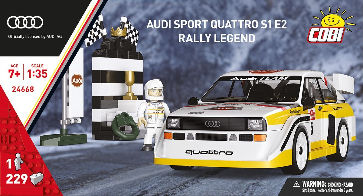 Cobi 24668 - Audi Sport quattro S1 E2 Rally Legend (1985)