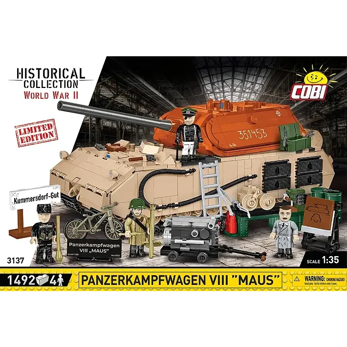 Cobi 3137  -  Panzerkampfwagen VIII Maus -Limitierte Auflage