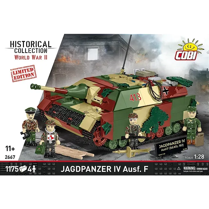Cobi 2667 - Jagdpanzer IV Ausf.F (Sd.Kfz.162) – Limitierte Auflage Cobi 2667 - Jagdpanzer IV Ausf.F (Sd.Kfz.162) – Limitierte Auflage