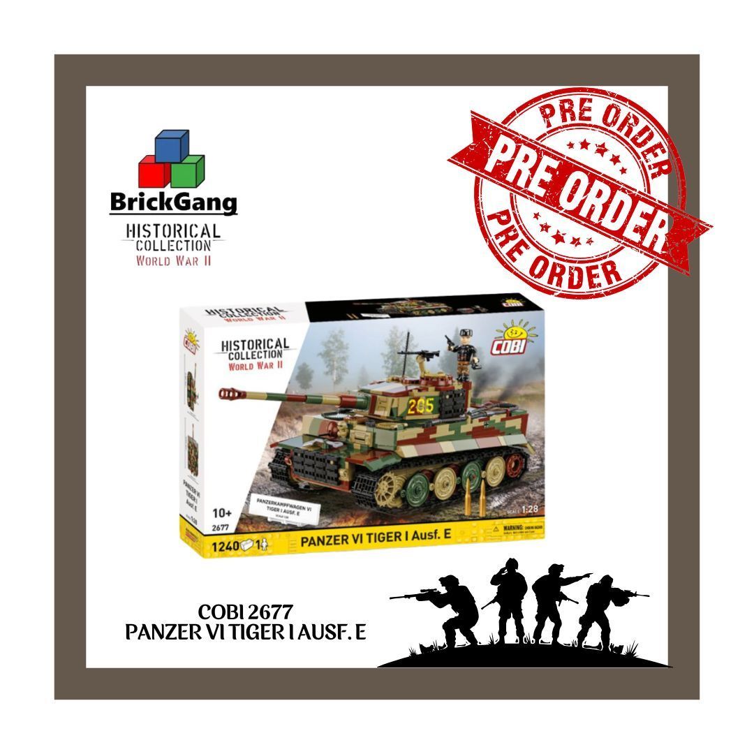 Cobi 2677 - PANZER VI TIGER I AUSF.E Cobi 2677 - PANZER VI TIGER I AUSF.E