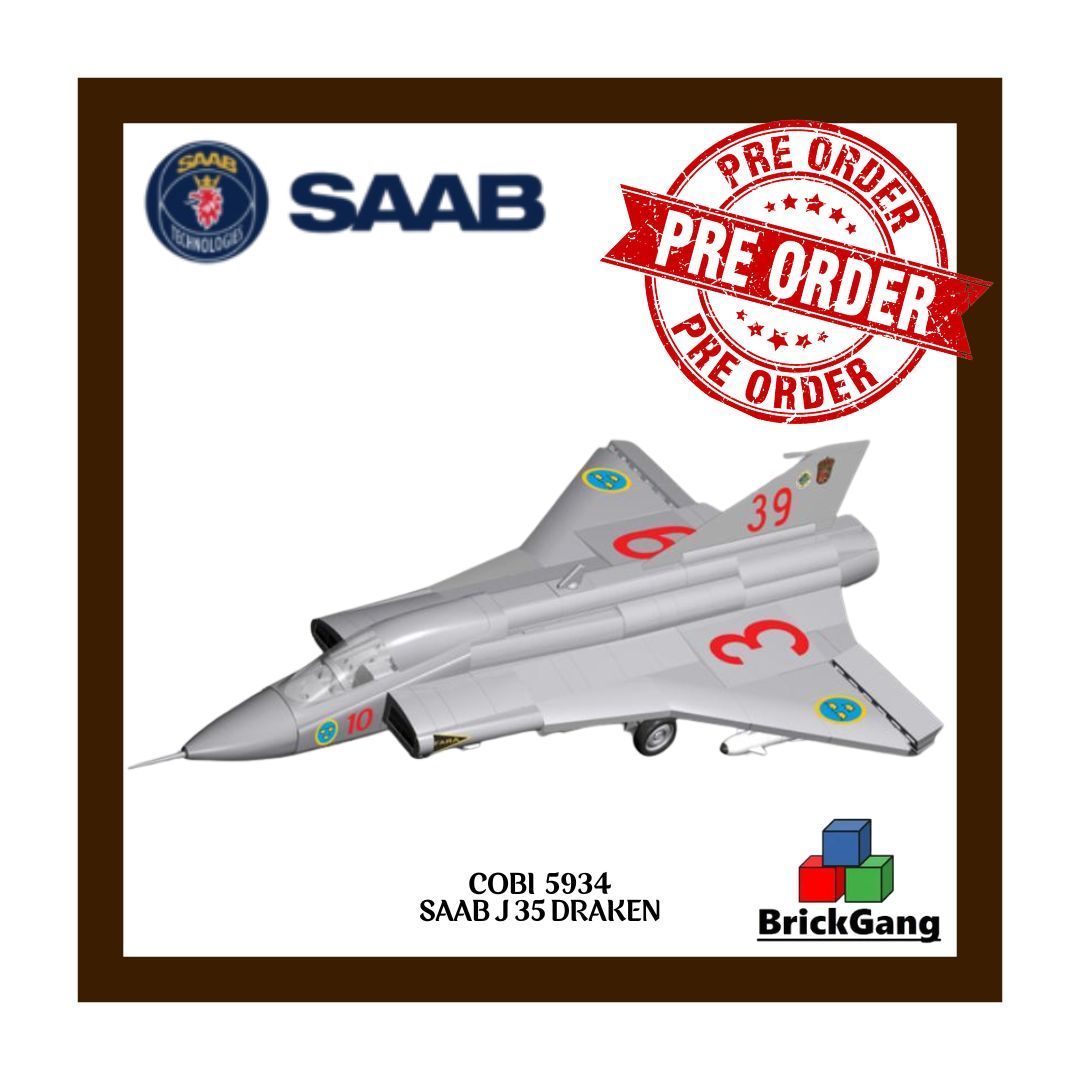 Cobi 5934 - SAAB 35 DRAKEN DRAGON Cobi 5934 - SAAB 35 DRAKEN DRAGON