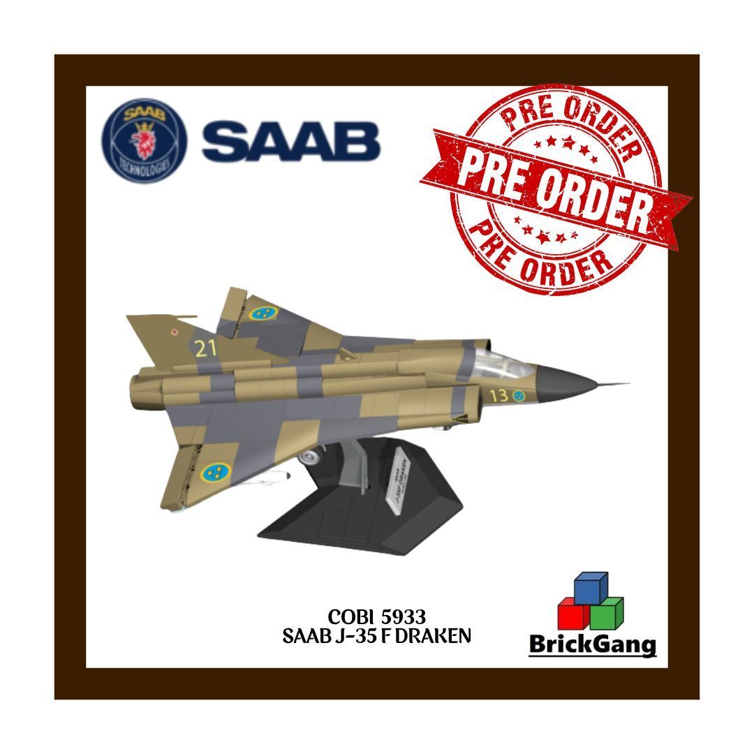 Cobi 5933 - SAAB 35 DRAKEN DRAGON Cobi 5933 - SAAB 35 DRAKEN DRAGON