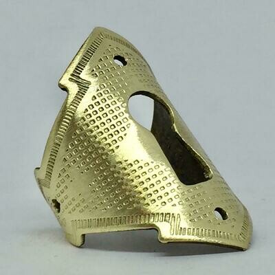 Anello SERRATURA TEXTURE OTTONE LUCIDO antica serratura