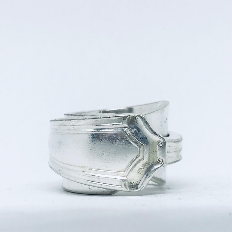 Anello SPALMABURRO antica posata in argento