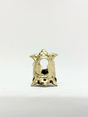 Anello SERRATURA KING OTTONE LUCIDO  antica serratura