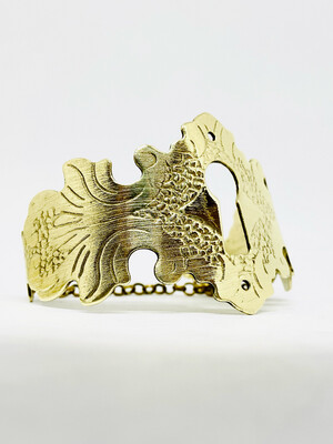 Bracciale SERRATURA OTTONE QUEEN LUCIDO antica serratura