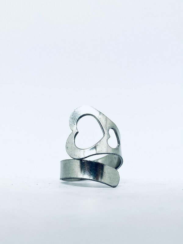 SPIRALE CUORE MANICO CUCCHIAINO INOX