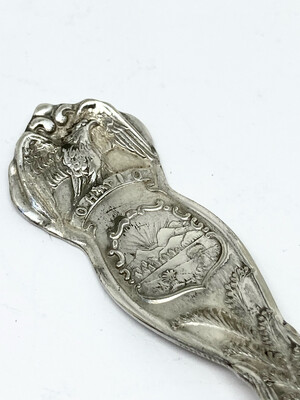Anello CLASSICO/SPIRALE MANICO OHIO antica posata in argento