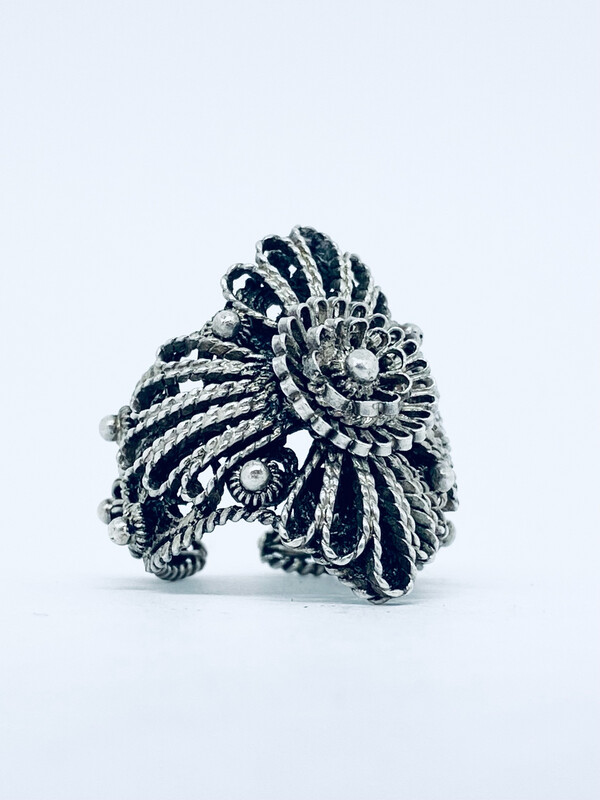 Anello SPILLA FILIGRANA antica spilla