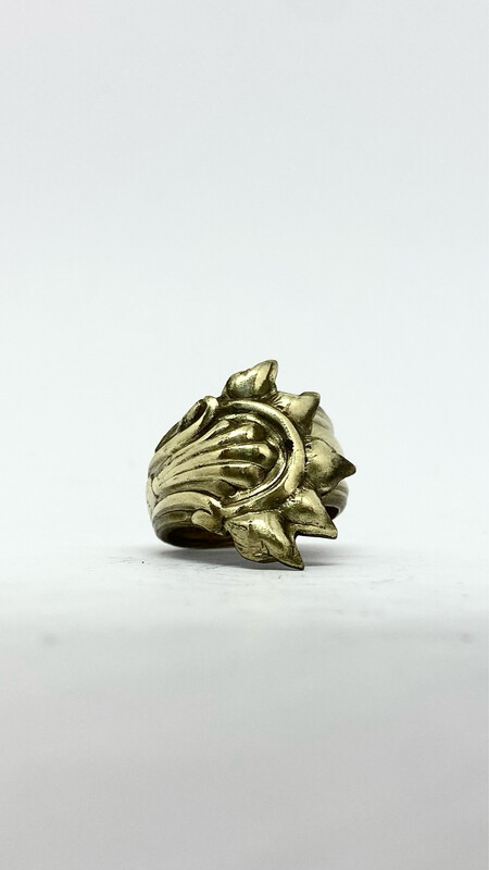 Anello PINZETTA/ZAMPETTA OTTONE antica posata