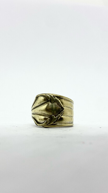 Anello PINZETTA OTTONE antica posata