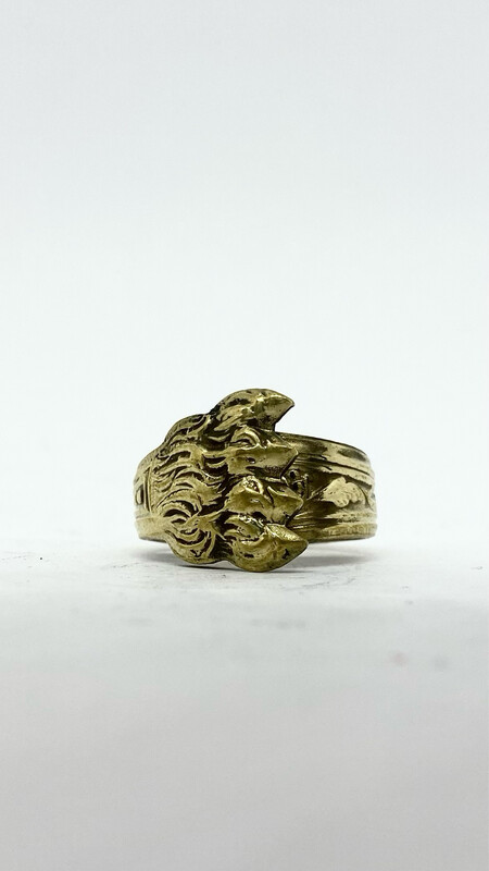 Anello PINZETTA/ZAMPETTA OTTONE antica posata