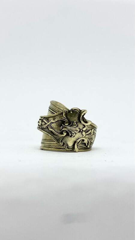 Anello PINZETTA/ZAMPETTA OTTONE antica posata