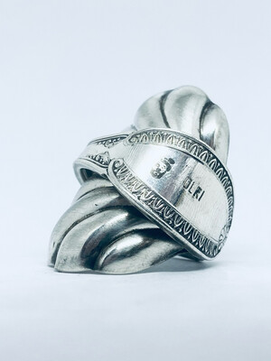Anello INTERO CONCHIGLIA antica posata in argento