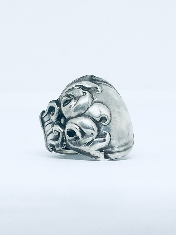 Anello PINZETTA  PALETTA antica posata