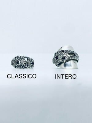 Anello INTERO/CLASSICO TRAFORATO antica posata in argento