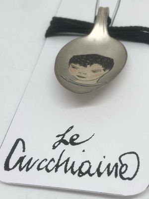 Ciondolo/Pendente &quot;Le Cucchiaine&quot; antica posata