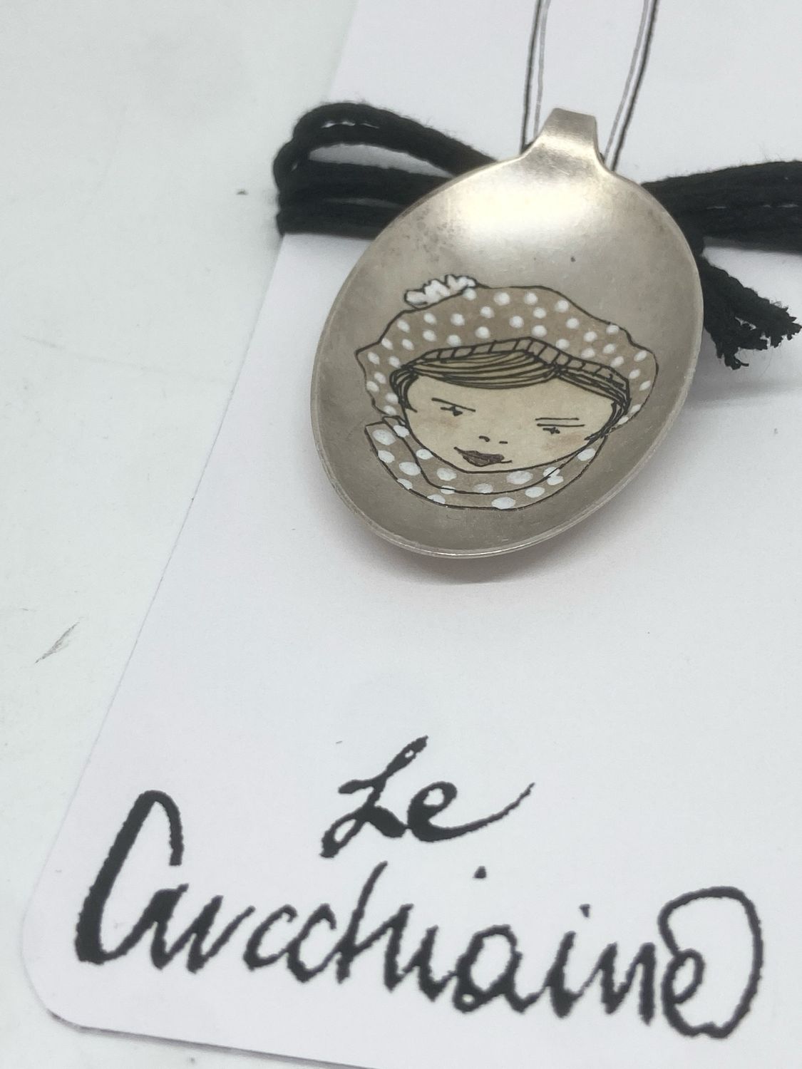 Ciondolo/Pendente &quot;Le Cucchiaine&quot; antica posata