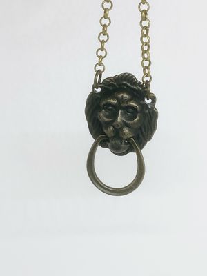Ciondolo/Pendente MANIGLIA LEONE PICCOLO antica serratura