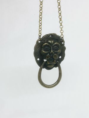 Ciondolo/Pendente MANIGLIA LEONE PICCOLO antica serratura