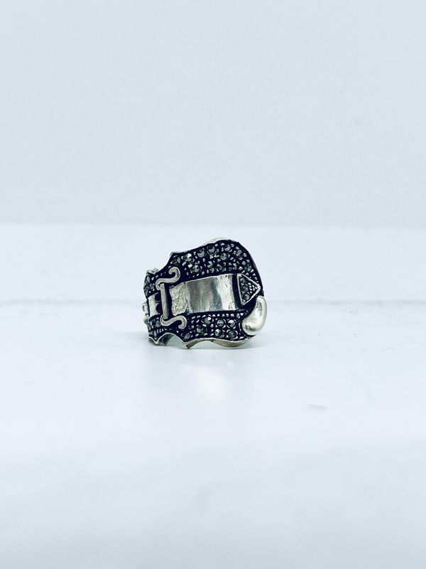 Anello SPILLA ARGENTO VIOLINO antica spilla