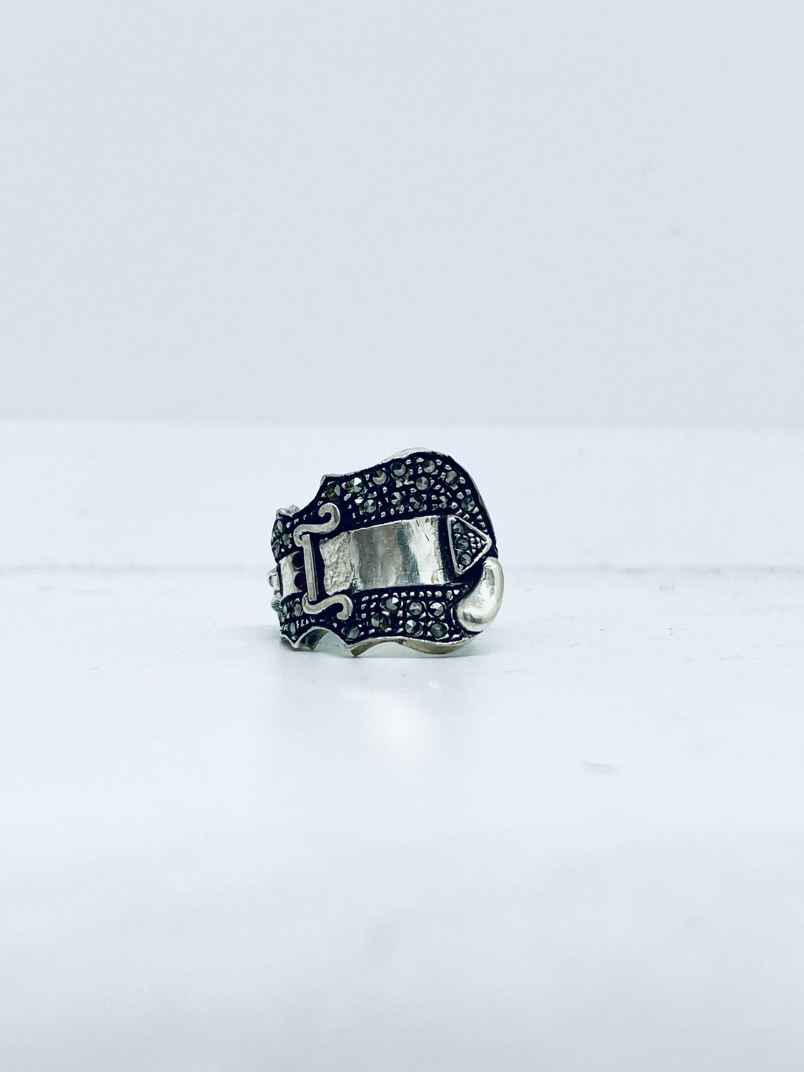 Anello SPILLA ARGENTO VIOLINO antica spilla