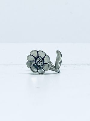 Anello SPILLA FIORE ARG 800  antica spilla