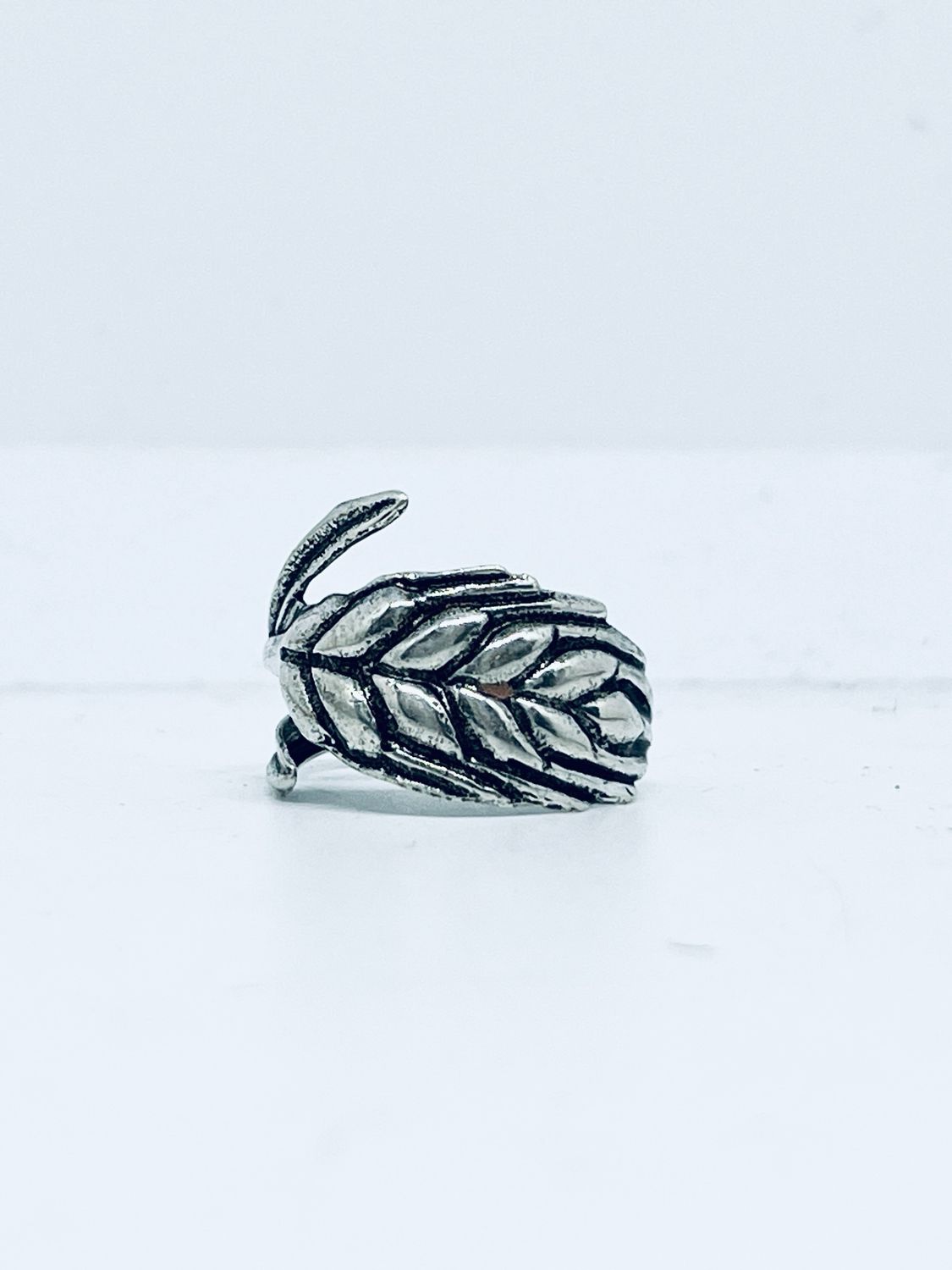 Anello SPILLA SPIGA ARG 800  antica spilla