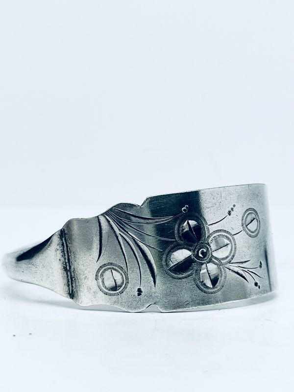 Bracciale MASTER BUTTER  KNIFE FIORI antica posata