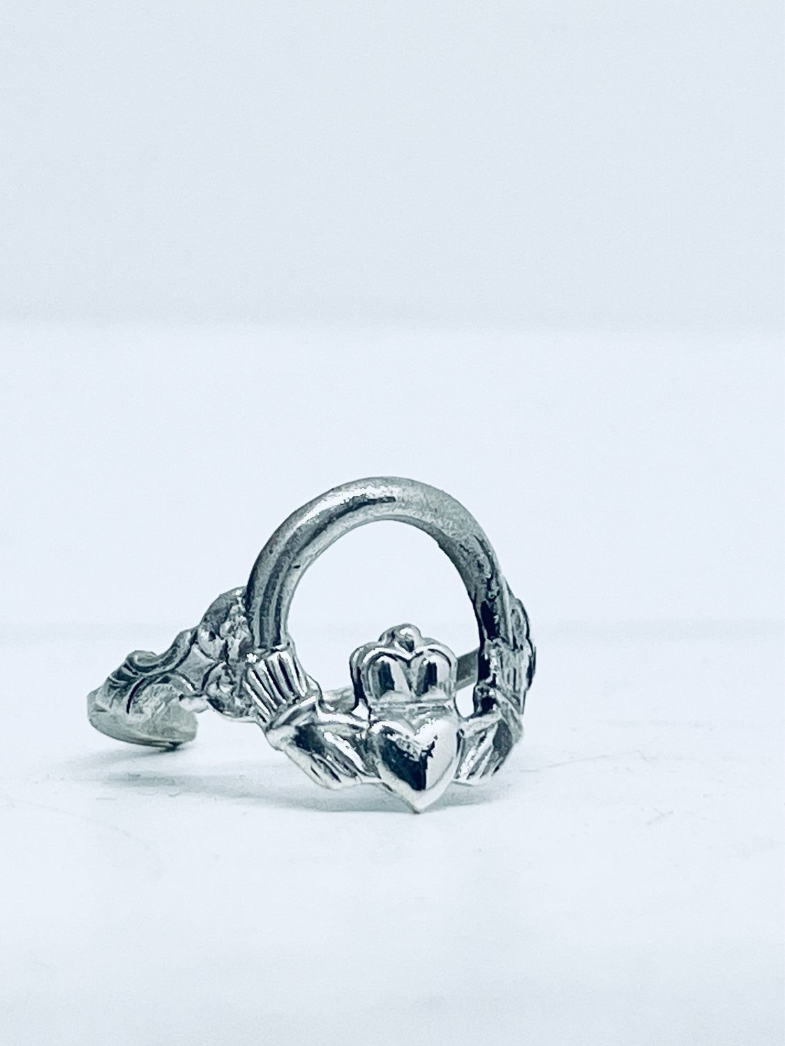 Anello SPILLA CLADDAGH antica spilla in argento 925