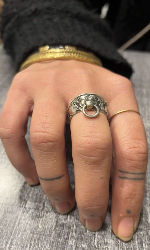 Anello FEDINA ANELLINO PORTAMONETE  antico portamonete