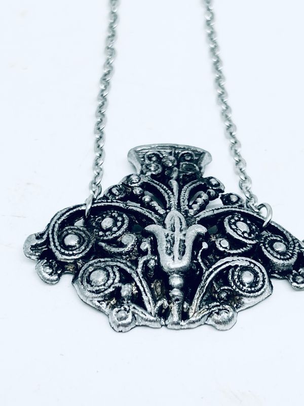 PENDENTE/COLLIER PICCOLO FIBBIA in lega d’argento