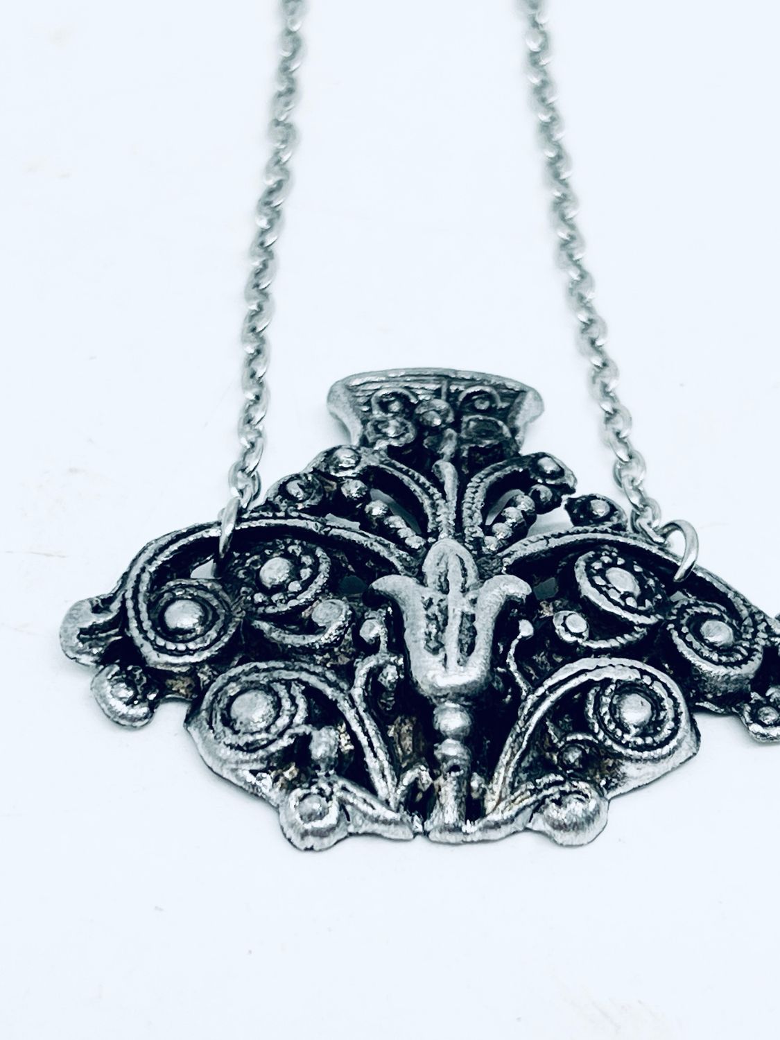 PENDENTE/COLLIER PICCOLO FIBBIA in lega d’argento