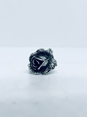 Anello CLASSICO  &quot;ROSA DI HILDESCHEIM&quot; antica posata in argento 835