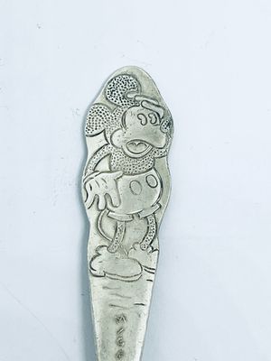 Anello FORCHETTA INTERA TOPOLINO antica posata in argento