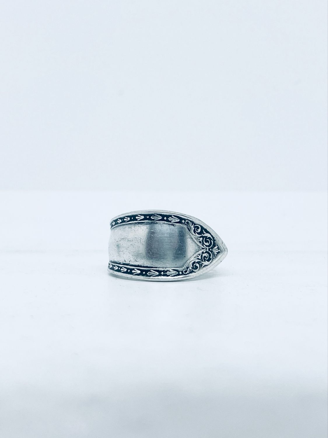 Anello UOMO MANICO CUCCHIAINO antica posata in argento